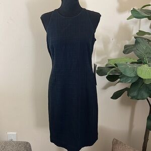 ETCETERA Black Knit Career Wear Dress Size 6 NWT